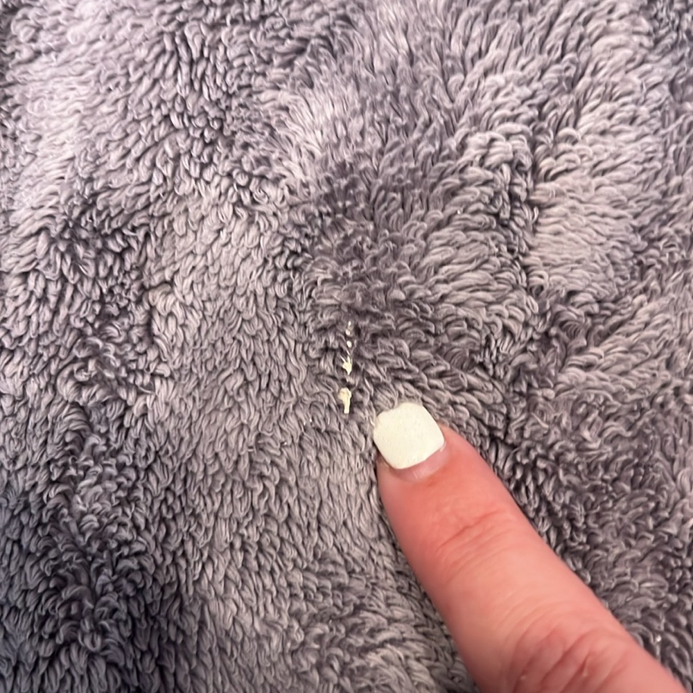 The North Face Womens (M) Gray Fuzzy Fleece Full Zip Teddy Jacket - Picture 8 of 9